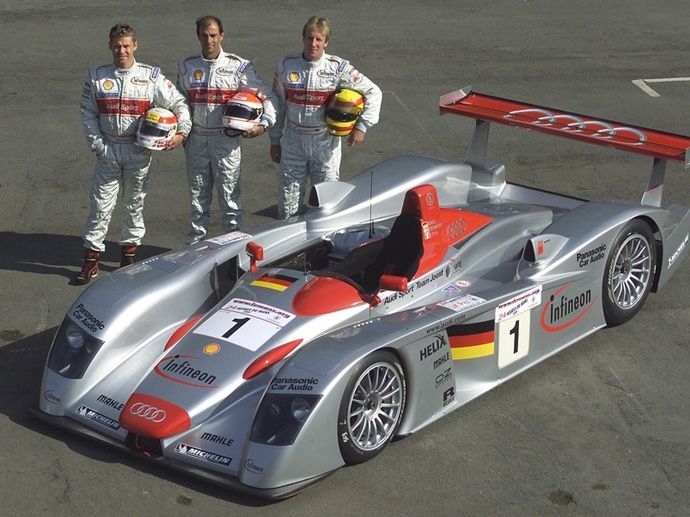 2001. Le Mans' Winner Audi Sport Team Joest Frank BielaTom KristensenEmanuele Pirro