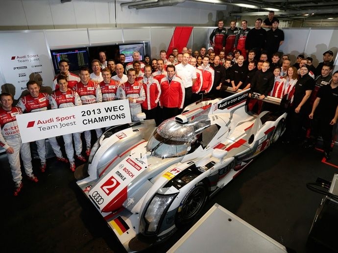 2013. WEC Audi Sport Allan McNishTom KristensenLoïc Duval