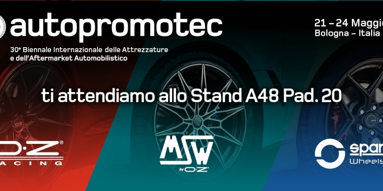 OZ sarà presente ad Autopromotec 2025