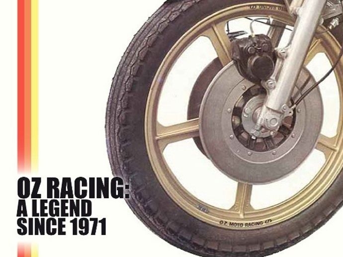 1972. OZ entra nel mondo delle due ruote proponendo le prime ruote moto OZ.