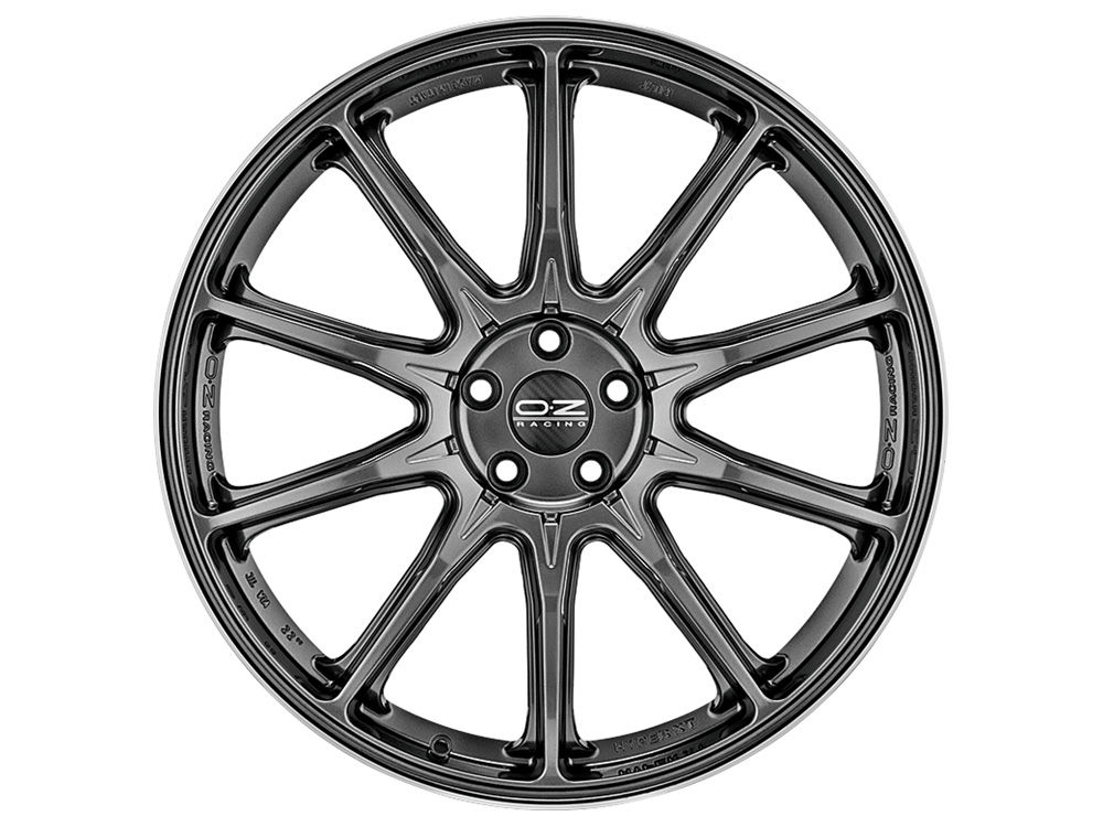 オシャレ OZ Racing 4本購入で送料無料 OZ HYPERXT HLT 21x9.5J 5/130 +58 SGD  スターグラファイトダイヤモンドリップ 新品ホイール1本価格